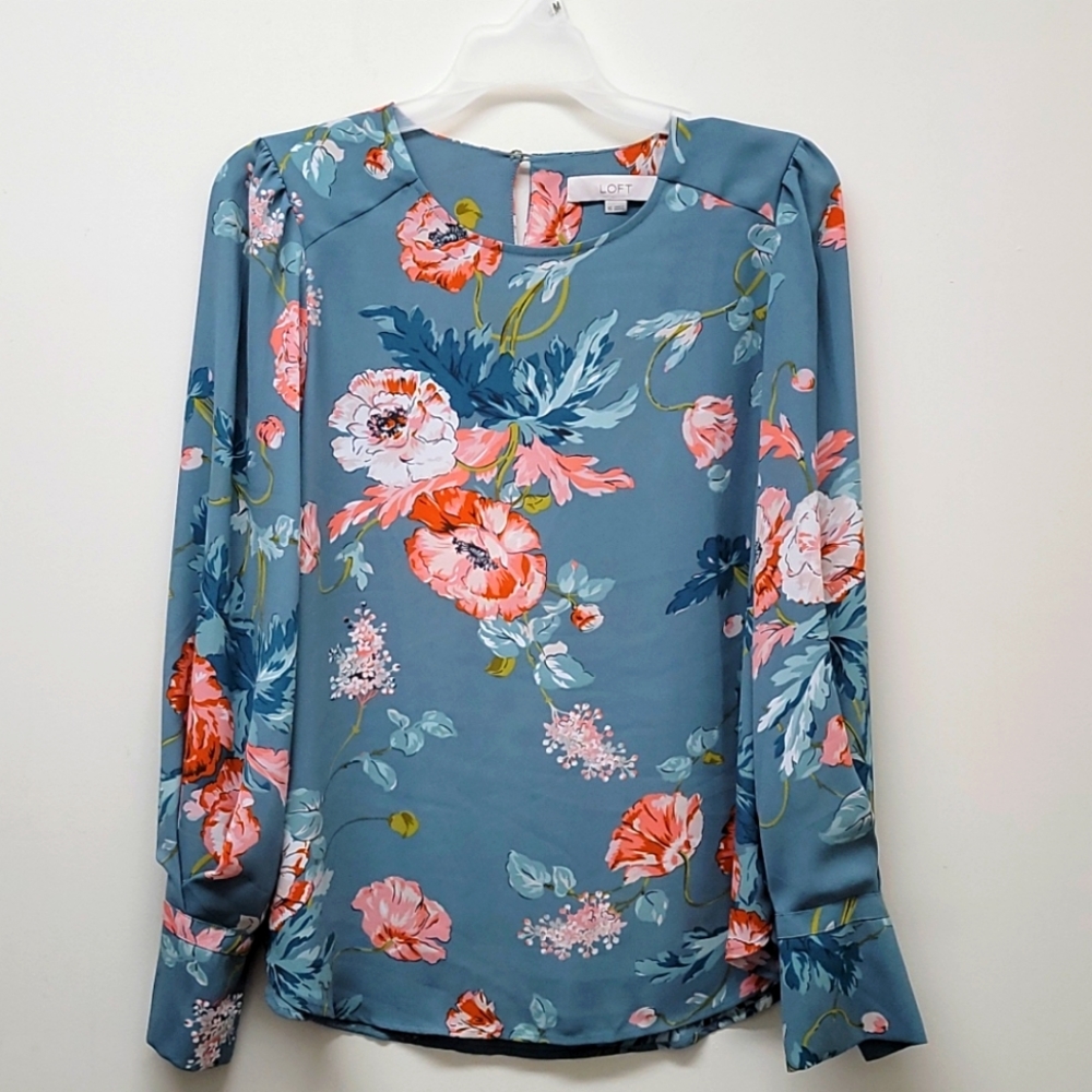 LOFT Floral Top - Size XS